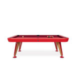 Diagonal design pool table in red from RS Barcelona