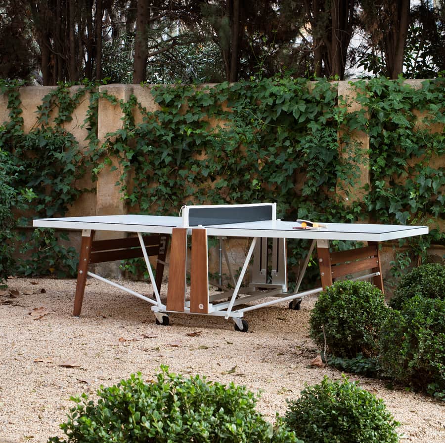 El Ping Pong Rs Folding Es Una Mesa De, Plans For Outdoor Ping Pong Table