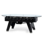 RS#2 Dining low football table design in black colour from RS Barcelona