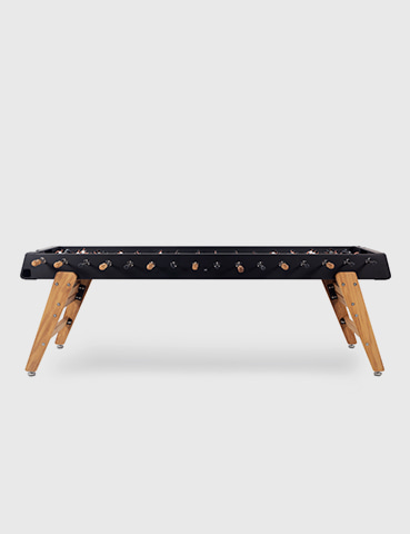 RS#Wood MAX football table design in black colour from RS Barcelona