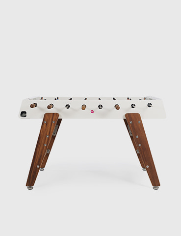 RS#3Wood football table design in white colour from RS Barcelona